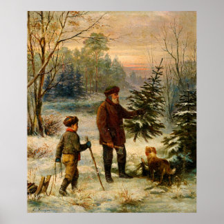 Vorweihnacht by Franz Krüger (19th century) Poster