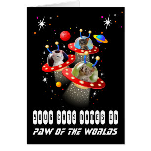 Vos 3 chats dans un Alien vaisseau spatial OVNI Sc