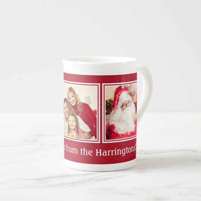 VOS 3 PHOTOS et tasse FAITE SUR COMMANDE de Noël (Devant droit)