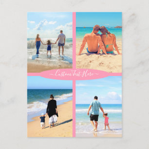 Vos Cartes Collage Photo avec Nom de Texte Personn