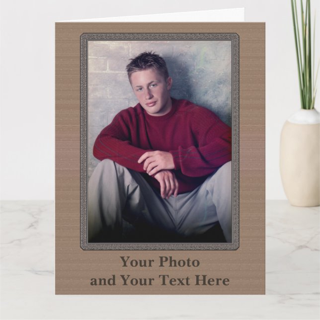 Vos cartes de voeux personnalisées texte et photo (Devant)