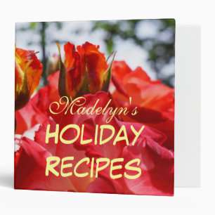 Vos classeurs de recettes de vacances Nom personna