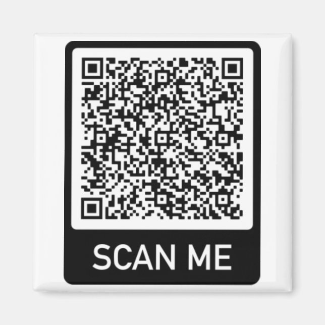 Vos informations d'analyse de code QR Magnet perso (Devant)