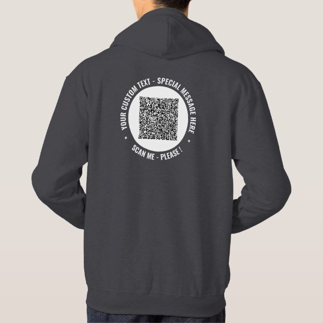 Vos informations d'analyse de code QR Sweat - shir (Dos)