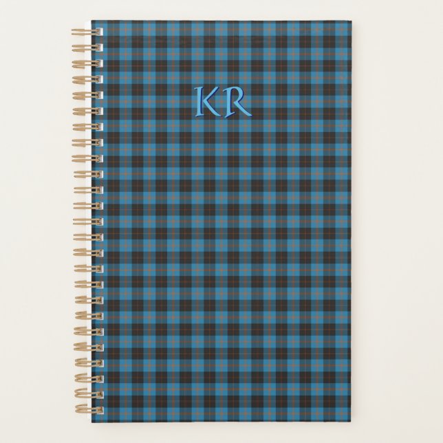 Vos initiales sur Angus District tartan antique (Devant)
