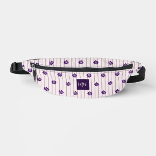 Vos Initiales Violet & Broussailles Fleurs violett