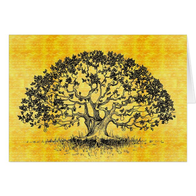 Vos mots sur le bois de chêne (Devant horizontal)