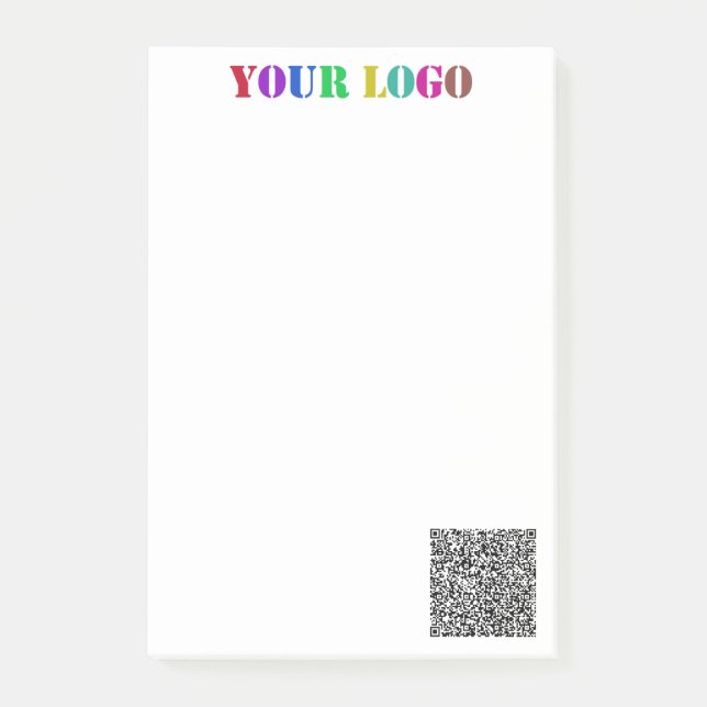 Vos notes de logo et de code QR Business Post-it® (Devant)