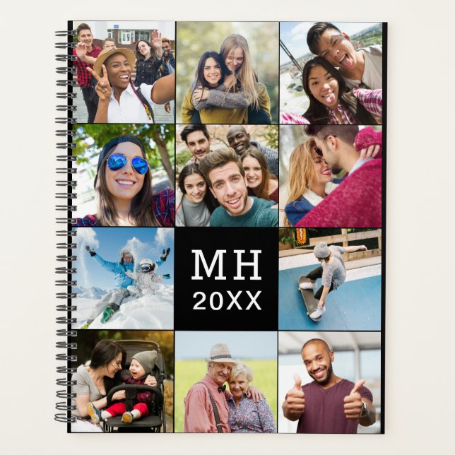 VOS PHOTOS & TEXTE planificateur personnalisé (Devant)
