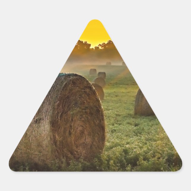 Vos Stickers Triangle Personnalisés (Devant)