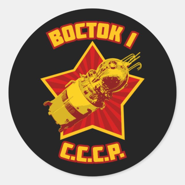 Vostok 1 Stickers (Front)