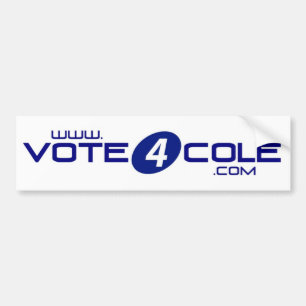 Vote4Cole Bumper Sticker