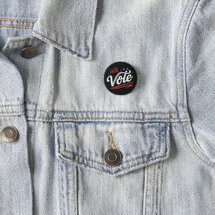 VOTE 1 INCH ROUND BUTTON