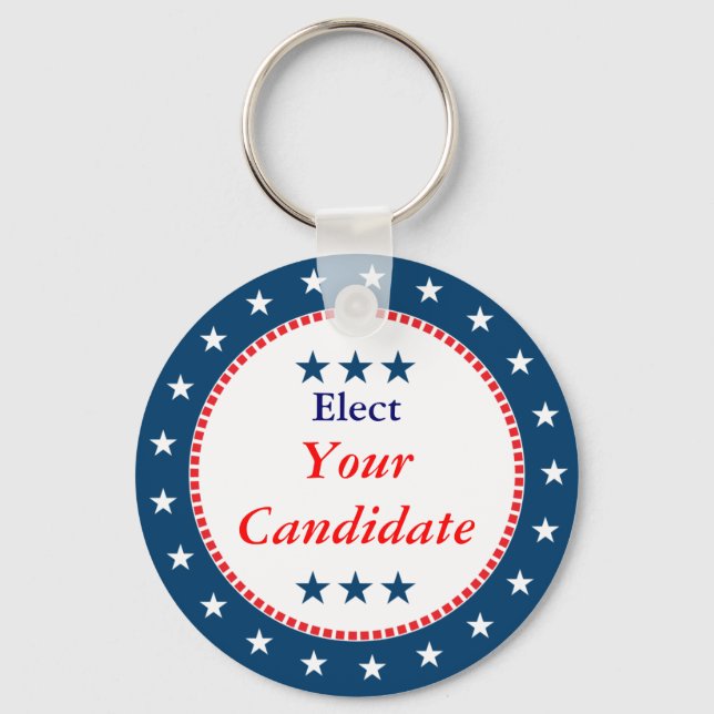 Vote 2012 Election Keychain (Front)