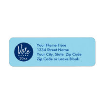 Vote 2022 Élection Cinq étoiles bleu non-partisan