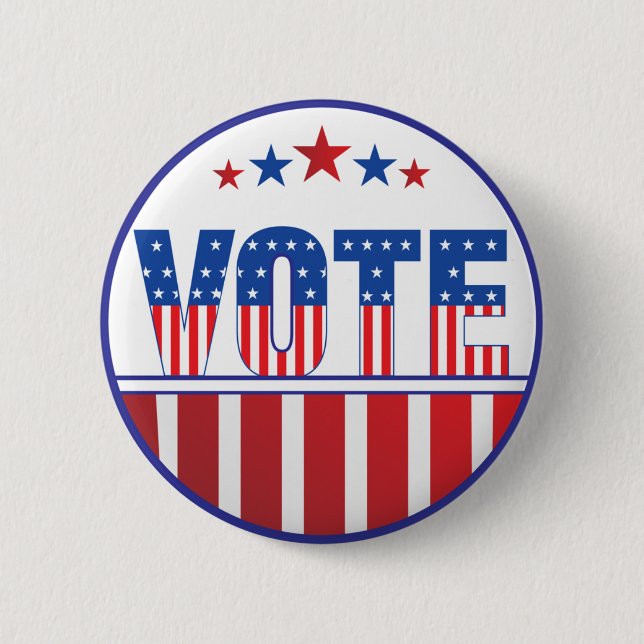 Vote 2024 Elections  2 Inch Round Button (Front)