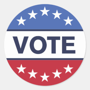 Vote 2024 Elections Classic Round Sticker
