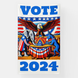 Vote 2024 Presidential Election Banner