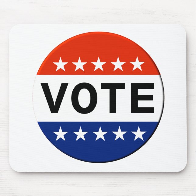 Vote 2026 Midterm Election Mouse Pad (Front)