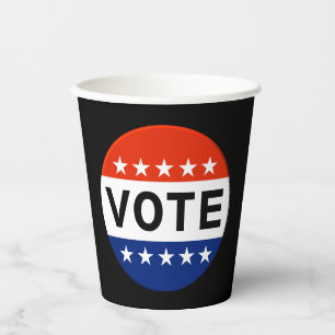 Vote 2026 Midterm Election Paper Cups