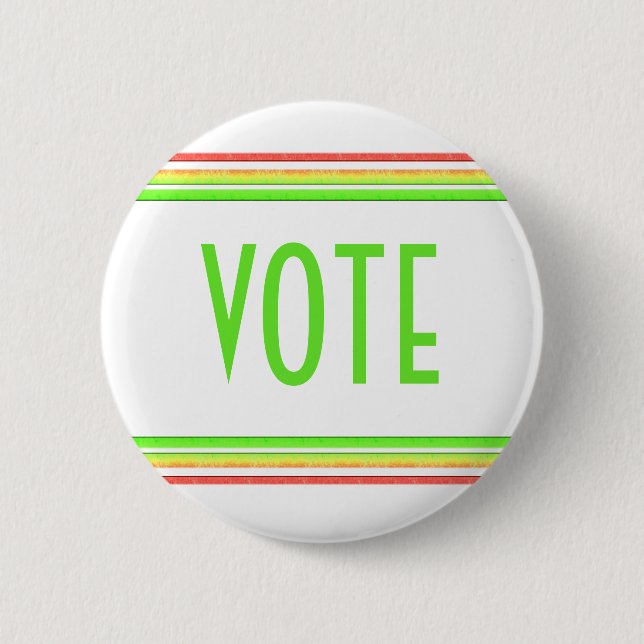 Vote 2 Inch Round Button (Front)