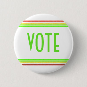 Vote 2 Inch Round Button