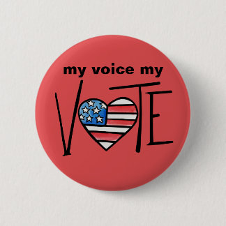 VOTE 2 INCH ROUND BUTTON