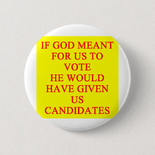 VOTE 2 INCH ROUND BUTTON