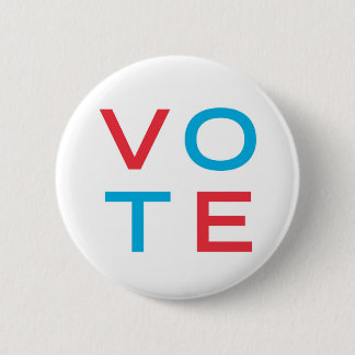 vote 2 inch round button