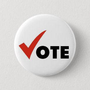 vote 2 inch round button