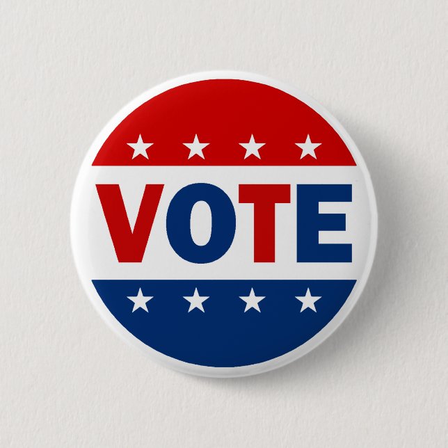 VOTE 2 INCH ROUND BUTTON (Front)