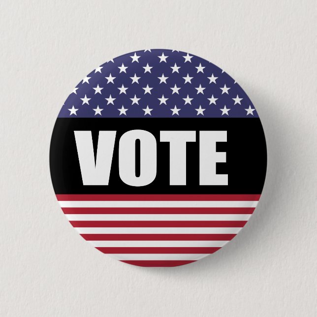 VOTE 2 INCH ROUND BUTTON (Front)