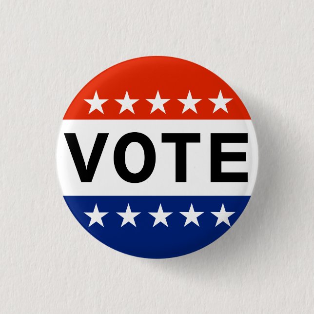 Vote America 1 Inch Round Button (Front)