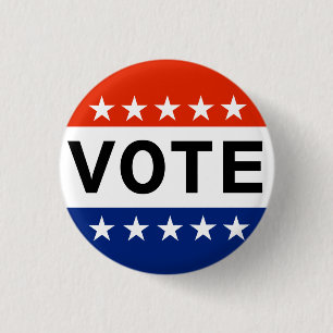 Vote America 1 Inch Round Button