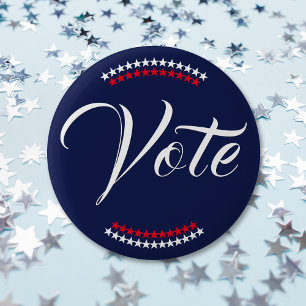 Vote American Presidential Election Patriotic USA 2 Inch Round Button