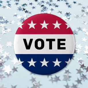 Vote American Presidential Election USA Patriotic 2 Inch Round Button