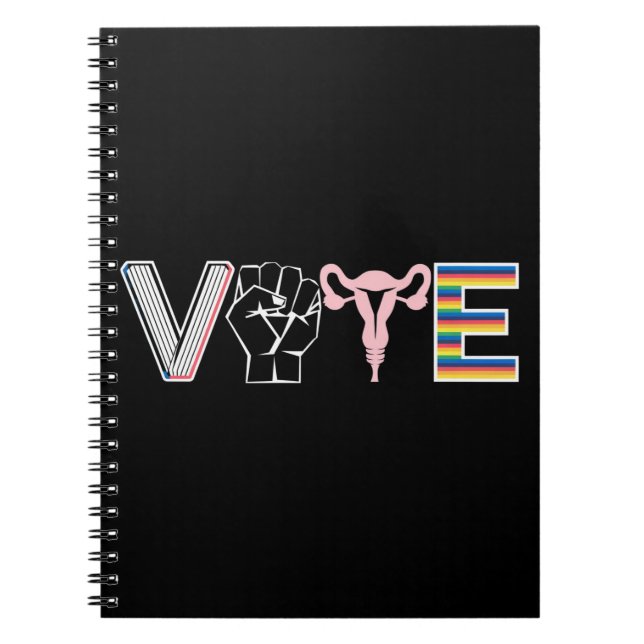 Vote Banned Books Reproductive Rights BLM LGBTQ (Front)