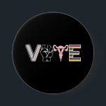 Vote Banned Books Reproductive Rights BLM LGBTQ 3 Inch Round Button<br><div class="desc">Vote Banned Books Reproductive Rights BLM Political Activism Election LGBTQ</div>