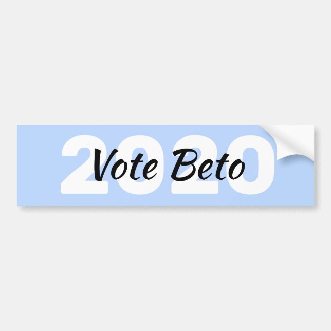 Vote Beto O'Rourke for 2020 President Bumper Sticker (Front)