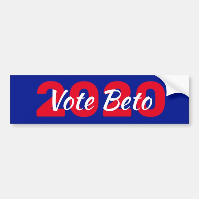 Vote Beto O'Rourke for 2020 President Bumper Sticker (Front)