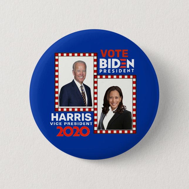 Vote Biden / Harris 2020 2 Inch Round Button (Front)