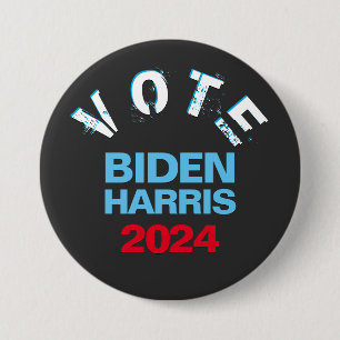 VOTE BIDEN HARRIS 2024 Mod Campaign 3 Inch Round Button