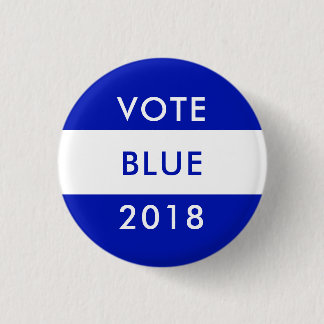 VOTE BLUE 2018 Midterm Election Democrats Wave 1 Inch Round Button