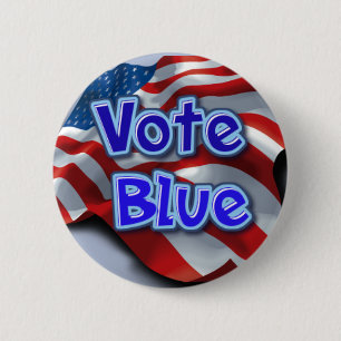Vote Blue 2 Inch Round Button
