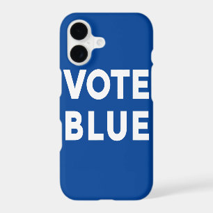 Vote Blue bold text on blue