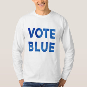 Vote Blue bold text political election T-Shirt