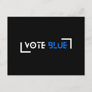 Vote Blue Customizable Postcard