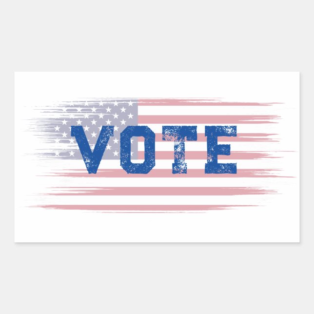 Vote Blue Customizable Sticker (Front)