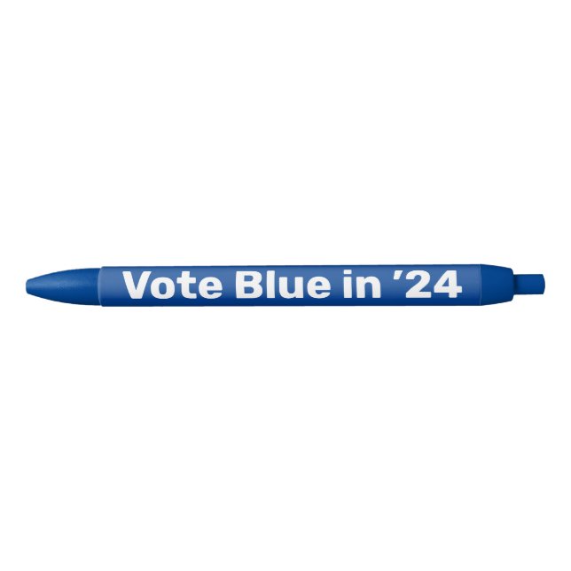 Vote Blue in 2024 Black Ink Pen (Front)