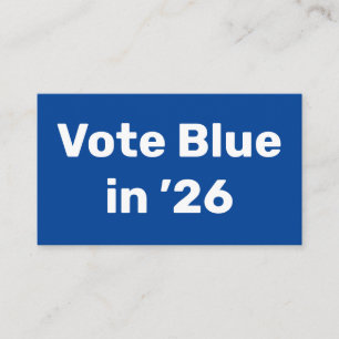 Vote Blue in 2026 Business Card